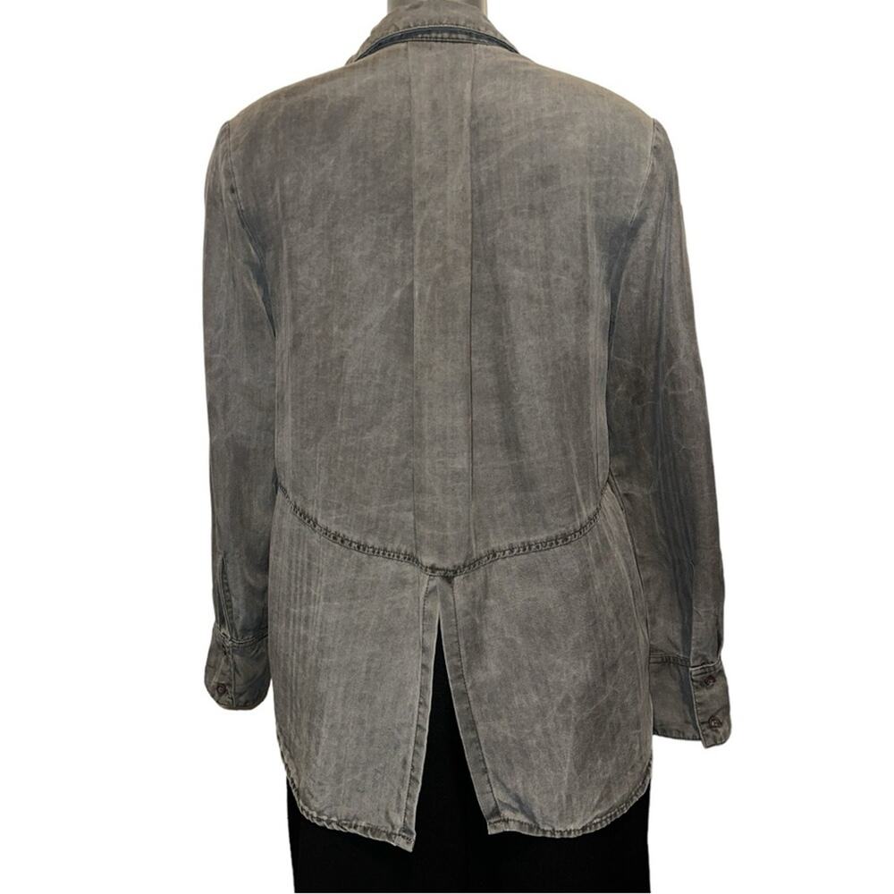 Bella Dahl Lyocell Split Back Button Down Shirt S… - image 7